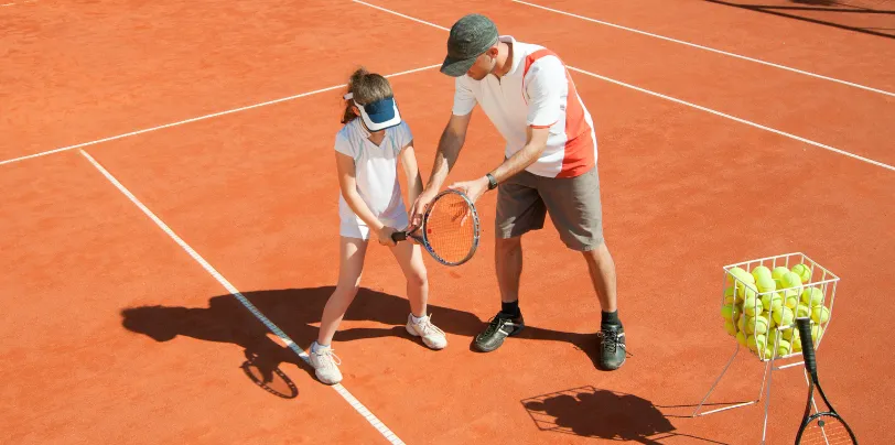 Senior Tots (5-7 year olds) at empire racquet